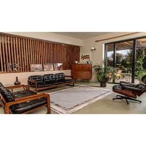 Gallery 1267 Beige de larga duración suave textura alfombra de felpa gamuza poliéster Material Alfombra conjunto para dormitorio sala de estar piel - Product Image 4