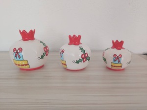 DAFNI <b>Christmas</b> Pomegranate Decorative Ornaments Handmade Embossed Plastic Promotional <b>Novelty</b> <b>Gift</b> Set Model 785 From Istanbul - Product Image 6