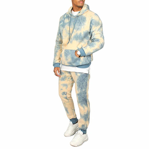 Vêtements de fitness Tie Dye pour hommes de bonne qualité ensembles de survêtements Tie Dye meilleurs matériaux survêtements Tie Dye au design unique pour hommes - Product Image 3