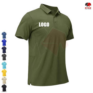 Camiseta Polo para Hombre OEM y ODM, Tejido Transpirable y Cómodo, Logotipo Personalizado, Venta al por Mayor Directa de Fábrica - Product Image 2