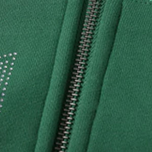 Sweats à capuche thermiques pour hommes zippés en patchwork vieilli de haute qualité Logo personnalisé sweats Streetwear brodés Fabrication sur mesure - Product Image 5