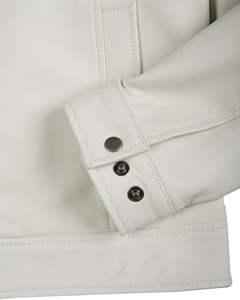 Fabricant OEM, veste en cuir de haute qualité, grande taille, utilisation en extérieur, broderie personnalisée, manches en cuir, veste coupe-vent - Product Image 5