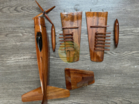 Modelo de avión artesanal de madera, tamaño personalizado/Kit de avión de madera/Aeronave de madera maciza, todos los modelos a escala, de Vietnam