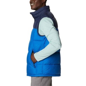 Nuevo Chaleco Acolchado de Invierno para Hombre, Diseño Personalizado OEM, Color en Contraste, Lona de Poliéster Impermeable, Cuello Alto, Cremallera Completa - Product Image 3