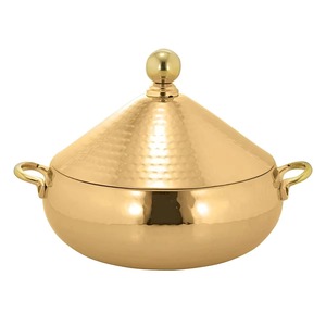 Casserole luxueuse en acier inoxydable Incroyable ustensiles de cuisine Stockage des aliments Casserole à double paroi pour les buffets de mariage - Product Image 6