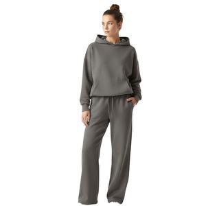 Ensemble de survêtement unisexe en molleton imprimé 100 %, comprenant un sweat à capuche oversize et un pantalon de jogging, idéal pour le sport et la détente - Product Image 6