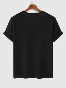 Camiseta con logotipo hecho a medida para hombre Camisetas con cuello en V de secado rápido de alta calidad Stock para hombre, ropa a granel, fardo de ropa mixta, ropa usada - Product Image 4