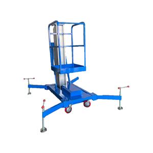 Duurzaam aluminiumlegering dubbelmast hefplatform 4-16m hoogte 117kg draagvermogen hydraulische aandrijving 0,6x0,6m werktafel CE ISO gecertificeerd - Product Image 5