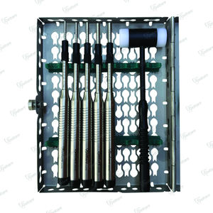 Ensemble d'ostéotome d'implantologie dentaire manuel de puissance de qualité supérieure Marteau concave Instruments en acier inoxydable pour la chirurgie Implants dentaires - Product Image 1