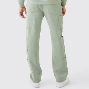 ชุดวอร์มแฟชั่นใหม่มีฮู้ดสำหรับผู้ชายโอเวอร์ไซส์มีกระเป๋าหลายแบบ - Product Image 6