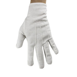 ถุงมือผ้าฝ้ายเนื้อหนา 100% สีขาว ปักโลโก้แฟชั่นแบบนุ่ม ระบายอากาศได้ดี สำหรับผู้ชาย - Product Image 2