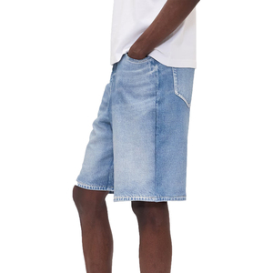 กางเกงขาสั้นผ้ายีนส์แบบแบ็กกี้สำหรับผู้ใหญ่กางเกงขาสั้นสไตล์วินเทจมีหลายกระเป๋าปักตามสั่งเครื่องแต่งกายแนวสตรีทฮิปฮอปโอเวอร์ไซส์ - Product Image 5