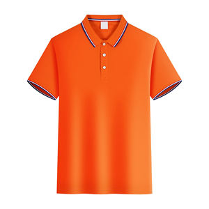 Coton lourd de golf pour hommes à séchage super rapide pour polos motif solide imprimé anti-rides meilleur prix maillot à manches courtes - Product Image 6