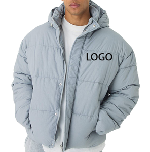 Nouvelle arrivée Veste matelassée à isolation thermique pour homme Style bombardier américain Ultra chaude Mi-longue Veste d'hiver matelassée en polaire régulière - Product Image 1