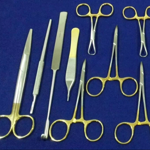 Juego de instrumentos quirúrgicos 2025 de acero inoxidable de grado médico alemán, Kit aprobado por la CE, portaagujas para uso hospitalario, Metal Med - Product Image 1