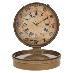 Brújula de latón de bolsillo, brújula náutica azul marino para Camping, coleccionable, viaje, senderismo, canotaje, artilugios náuticos - Product Image 5