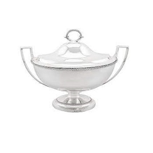 Tureen en métal décoratif fait à la main pour la maison hôtel Restaurant utilisation au service disponible en taille et forme personnalisées - Product Image 1
