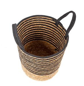 Mayorista Nuevo diseño 100% ecológico conjunto de 3 cestas de mezcla de algodón algas marinas Manta Cesta de almacenamiento Tejido Bebé con asa - Product Image 2