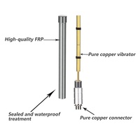 Antenne de communication verticale extérieure montée sur poteau LoRa 915 MHz 5,8 dBi omnidirectionnelle pour passerelle Helium, 15,7 pouces, câble RG58 de 3 mètres