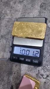 Barre d'or non magnétique scellée, emballage hermétique, barre d'or suisse 1 oz 5g 10g 20g 31g 50g 100g, lingot plaqué or sous blister - Product Image 2