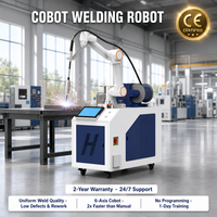 Robot de soudage collaboratif 6 axes, charge utile 10 kg, MIG 500A, suivi de joint de haute précision, certifié CE, moteur et boîte de vitesses