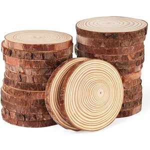 Ensemble de sous-verres naturels en bois d'acacia pour boissons, café et thé, pour la décoration intérieure, tapis et tampons en bois - Product Image 5