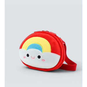 Kids' Rainbow Shoulder Bag Lightweight & Waterproof Tykle 3D Plush Design Chic <b>Purses</b> - Product Image 1
