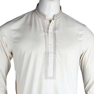Kameez Salwar brodé pour homme Insight International, vert clair, vente en gros d'usine, service OEM - Product Image 4