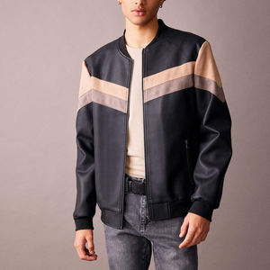 Chaqueta de Cuero Genuino Original para Hombre, Chaqueta de Cuero Clásica, Chaqueta de Invierno a la Moda, Chaqueta Impermeable para Motociclista - Product Image 4