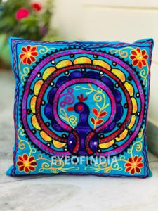 Mayorista Lote Tendencia India Hecha A Mano Floral Bordado Suzani Funda de Cojín Katha Throw Tejido Étnico Decorativo Vintage - Product Image 4