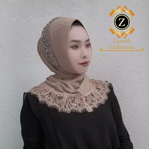 Zaynab马来西亚头巾围巾定制头巾花式妇女围巾穆斯林妇女头巾