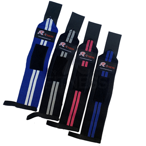 Bracelets de sport en néoprène élastique pour la musculation - Bandes de transpiration respirantes et antidérapantes avec protection professionnelle - Product Image 5