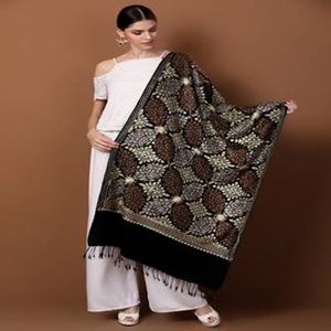 ผ้าคลุมไหล่พัชมีนาสำหรับสุภาพสตรี _ ผ้าคลุมไหล่พัชมีนาแฟชั่นสีพื้นสำหรับผู้หญิงฤดูหนาว - Product Image 2