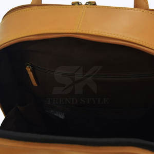 Sac à dos en cuir multi-poches avec logo personnalisé, nouveau sac de sport scolaire élégant avec logo personnalisé - Product Image 4