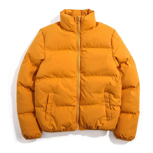 OEM personalizado Unisex Casual lona burbuja abrigos gruesa Reversible chaqueta a prueba de viento cierre de cremallera relleno de algodón para las mujeres - Product Image 4