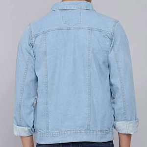 2025 <b>Jacket</b> for man Cheap Men's Denim <b>Jackets</b> Wholesale Men's <b>Slim</b> <b>Fit</b> Denim <b>Jacket</b> with Embroidery Ripped Knee OEM Service - Product Image 3