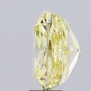 Meilleure bague cloutée jaune vif fantaisie en diamant cultivé en laboratoire populaire 18K or blanc taille coussin 8.60ct SI1 IGI 588344718 - Product Image 2