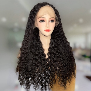 Vente en gros de cheveux humains vietnamiens naturels vierges 100%, perruques birmanes bouclées de couleur naturelle, prix d'usine - Product Image 2