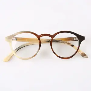 Lunettes en corne de buffle faites à la main pour hommes 100% Qualité supérieure Forme naturelle écologique - Product Image 1