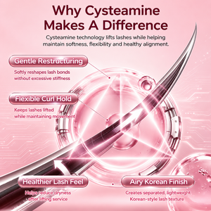 ICONSIGN Camellia Cysteamine <span class=keywords><strong>Kit</strong></span> Coreano per <span class=keywords><strong>Laminazione</strong></span> Ciglia e Sopracciglia 2in1 Senza Colla con Polvere Lami Mix per Lash Lift - Product Image 2