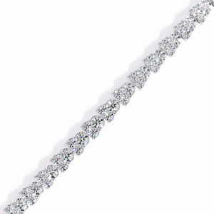 Bracelet en or 18 carats avec diamants de laboratoire, magnifiques bracelets et joncs en diamants - Product Image 3