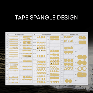 Ruban à paillettes RF 50 Ultra-Bright Reflective Series 100m pour machine à broder multi-têtes à grande vitesse |   1,5 mm, 18 mm |   paillettes - Product Image 3