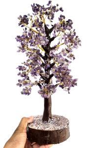 Escultura Decorativa de Feng Shui para el Hogar, Árbol de Piedras Preciosas Hecho a Mano de Primera Calidad, 1000 Virutas de Amatista, Estilo Hada, Mascota - Product Image 5