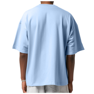 Camiseta Oversize de Algodón Personalizada para Hombre, Estilo Urbano, Algodón Pesado 300gsm, Hombro Caído, con Logo 2026 - Product Image 5