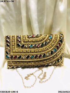 Diseñador hecho a mano étnico noches señoras bolso de embrague - Product Image 6