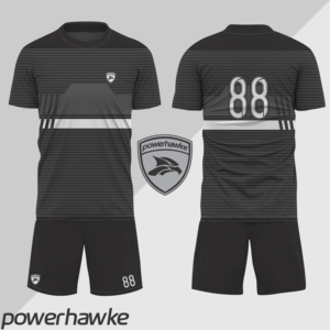 Conjunto completo de uniforme de fútbol personalizable para niños adultos, incluye logotipo y nombre del equipo en varios tamaños, colores, servicio OEM suministrado - Product Image 1