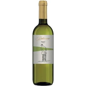 Italian White <b>Wine</b> RUBICAIA Vino Bianco D'Italia 750ml Bottle Fresh Balanced 6 Bottles Per Box Made in Italy - Product Image 1