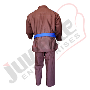 Kimono adulto hecho a medida de alta calidad de Jiu Jitsu uniforme de algodón ropa deportiva brasileña Logo Eva cuello de espuma ropa de artes marciales - Product Image 6