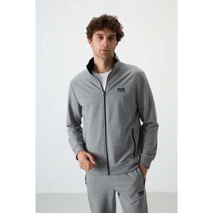 Conjunto Deportivo Informal para Hombre Troy, Gris Melange, Corte Estándar, Transpirable, 85196 - Product Image 3