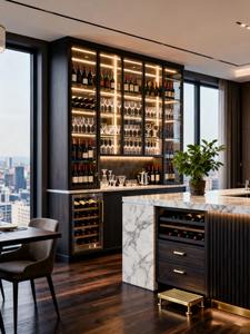 Muebles modulares de madera para cocina, armarios de cocina modernos, color negro, hechos a mano, diseño gratis, china - Product Image 6